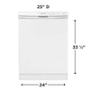 Frigidaire FDPC4314AW 24 Dishwasher