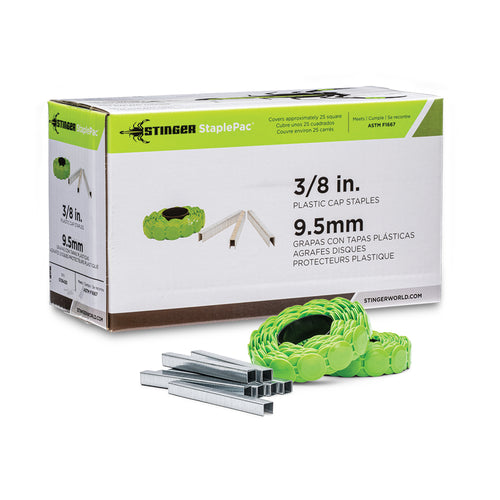 Stinger StaplePac® collated cap staples