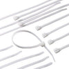 Cable Tie, White, Nylon, 8-In., 20-Pk.