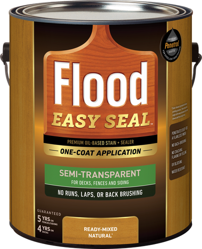 PPG Architectural Coatings FLOOD EASY SEAL™ Premium Oil-Based Wood Finish + Sealer Semi-Transparent