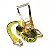 Everest Ratchet Tie Down Strap with DJ Hooks 5400 lb 4 x 27'