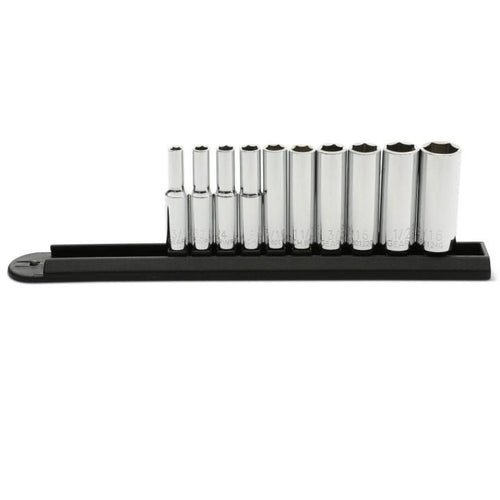 GearWrench 10 Piece 1/4 Drive 6 Point Deep SAE Socket Set