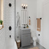 Design House Aubrey 3-Light Vanity Light Matte Black