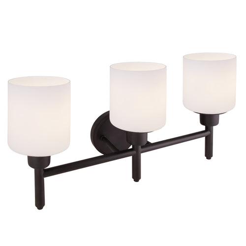 Design House Aubrey 3-Light Vanity Light Matte Black