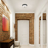 Design House Flush Mount Light 11 Matte Black