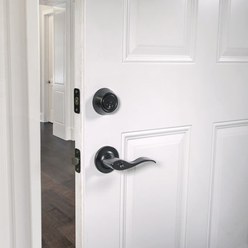 Design House Pro Series Single Cylinder Deadbolt Matte Black