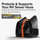 Camco Sidewinder RV Sewer Hose Support 20'