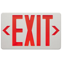 Satco Exit Sign Red