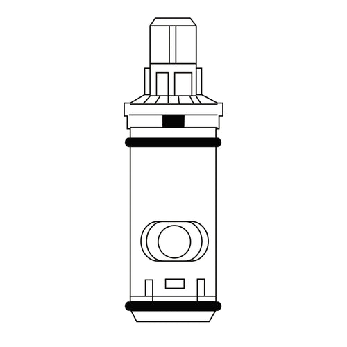 Moen 1248 Two-handle Replacement Cartridge For High Flow Roman Tubs (hot Or Cold & For 4999 Valve)