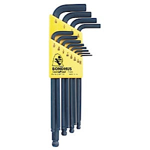 Bondhus 10936, Set 12 Balldriver L-Wrenches .050 - 5/16 (1)