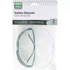 Safety Works Gray & Clear Frame Safety Glasses with Gray & Clear Lenses