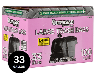 Ultrasac Indoor Large Trash Bags