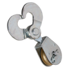 National Hardware Scissor Hook Single Pulley Zinc