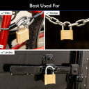 Brinks® 2in. (50 mm) Solid Brass 4-Dial Resettable Combination Padlock