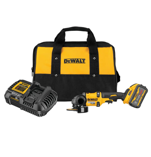 DeWalt Flexvolt 60 Volt MAX Lithium-Ion Brushless 4-1/2 In. - 6 In. Cordless Angle Grinder with Kickback Brake Kit
