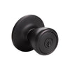 Design House Tulip Keyed Entry Door Knob, Matte Black