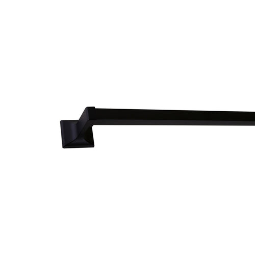 Design House  Millbridge Towel Bar, 24, Matte Black