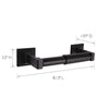 Design House Millbridge Toilet Paper Holder, Matte Black