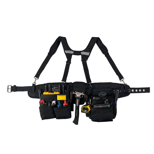 Dead On Tools Journeyman's Tool Belt with Suspenders