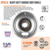 Range Kleen Style A Heavy Duty Chrome Drip Bowls