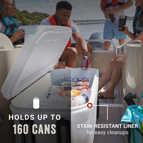Coleman Classic Series 100-Quart Marine Wheeled Cooler