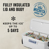 Coleman Classic Series 100-Quart Marine Wheeled Cooler