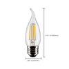 Satco S21852 5.5CA10/LED/927/CL/120V/E26/2C