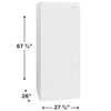 Frigidaire 13 Cu. Ft. Garage Ready Convertible Upright Freezer