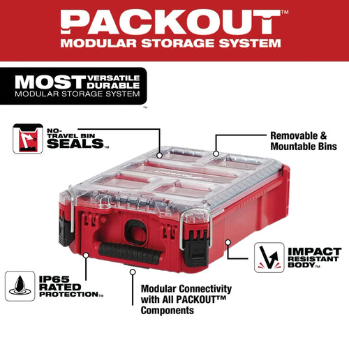 Milwaukee 12PC QUIK LOK™ Hole Dozer™ Bi-Metal Kit with PACKOUT™ Compact Organizer