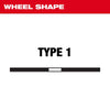 Milwaukee 4 x 1/8 x 5/8 Masonry Cut Off Wheel -Type 1