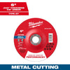Milwaukee 6 x .045 x 7/8 Performance+ Metal Cut Off Wheel - Type 27