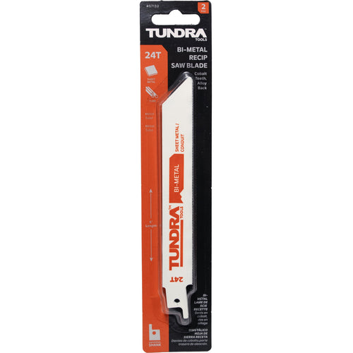 Tundra Tools Bi-Metal Recip Blades