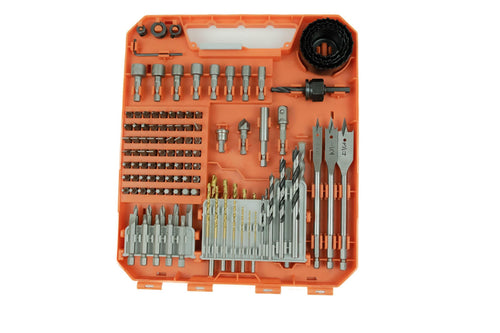 Tundra Tools 117 Piece Impact Screwdriving Bit Set
