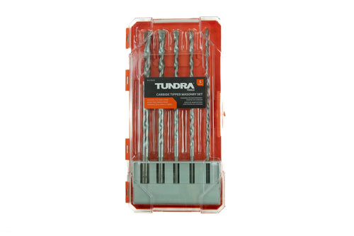 Tundra Tools 5 Piece Masonry Drill Bit Set
