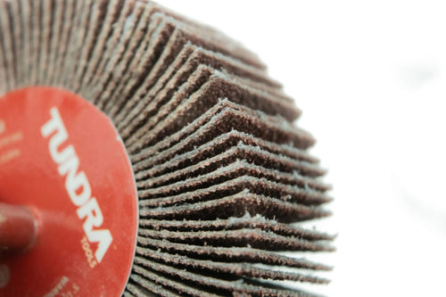 Tundra Tools 4 Piece Wire Brush & Flap Wheel Set
