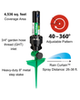 Rain Bird 42SASPG - 42SA Rotor Sprinkler on Hose-End Spike