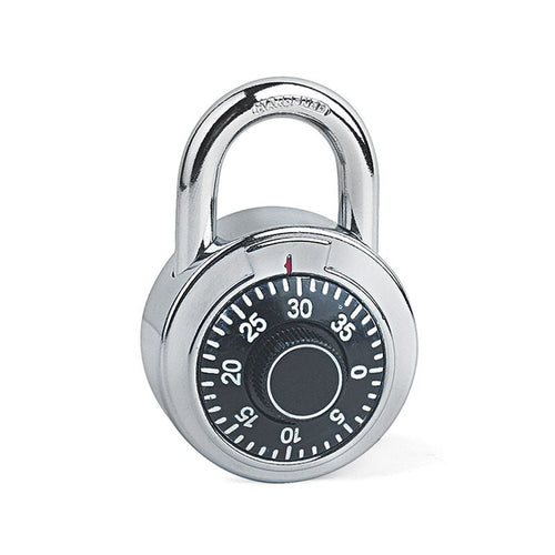 Premier Lock  2 Stainless Steel Preset Combination Padlock, Hardened Shackle