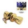 Premier Lock  Solid Brass Privacy Door Knob-Tubular - Carded
