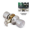 Premier Lock Stainless Steel Passage Door Knob- Tubular Carded