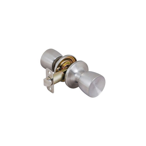 Premier Lock Stainless Steel Passage Door Knob- Tubular Carded
