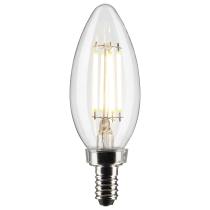 Satco 4B11/LED/930/CL/120V/E12/4CD - S21821 S21821 4B11/LED/930/CL/120V/E12/4CD