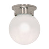 Satco 60-245 1 LT - 6 BALL Flush Fixture