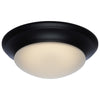 Satco 62-687 LED 12 18W Twist & Lock Fixture Matte Black Finish