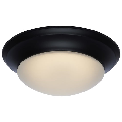 Satco 62-687 LED 12 18W Twist & Lock Fixture Matte Black Finish