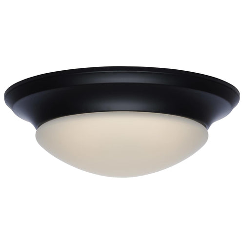 Satco 62-687 LED 12 18W Twist & Lock Fixture Matte Black Finish