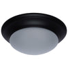 Satco 62-687 LED 12 18W Twist & Lock Fixture Matte Black Finish