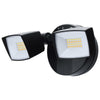 Satco 65-996 LED 2 Head Security Flood Black Finish