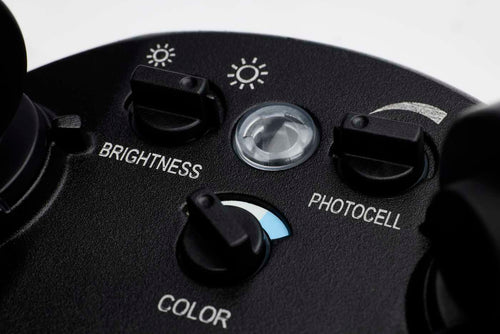 Satco 65-996 LED 2 Head Security Flood Black Finish