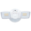 Satco 65-997 LED 2 Head Security Flood White Finish