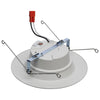 Satco S11825R1 13.7WLED/RDL/5-6/5CCT-SEL/RD